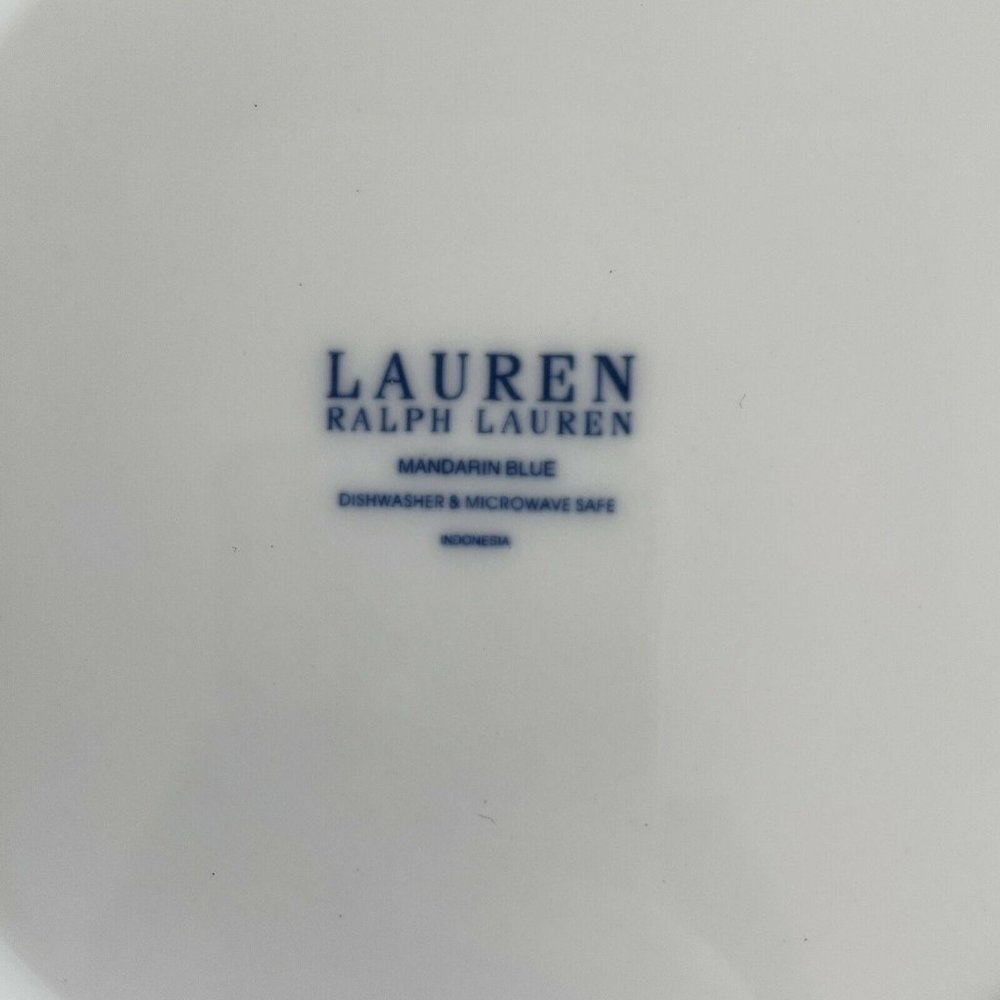 Ralph Lauren China Mandarin Blue Salad Plate 6418525 - Picture 4 of 4